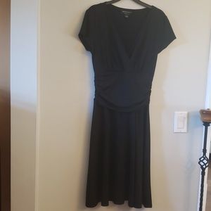 Connect Apparel Black Dress with Ruching